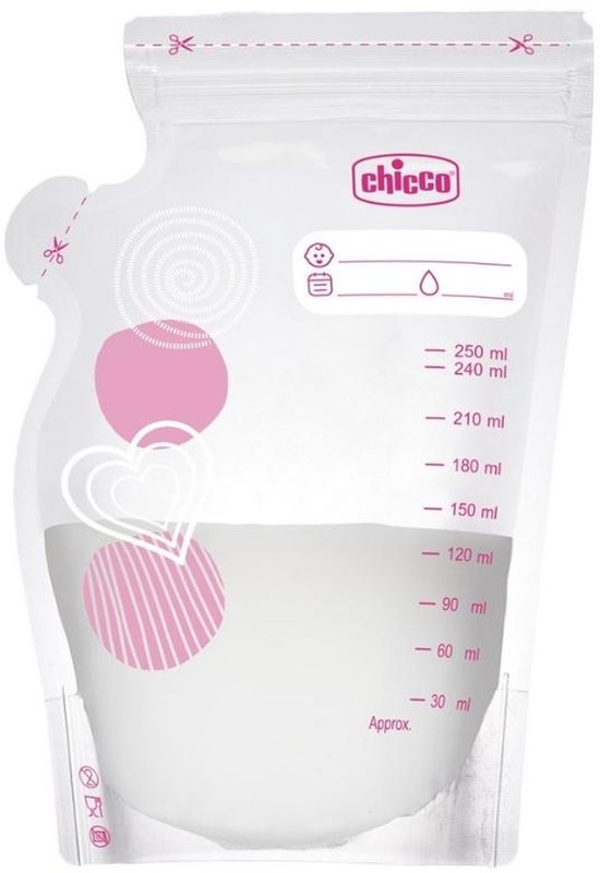 Chicco - Borstvoeding bewaarzakjes - 30 zakjes van Chicco — afbeelding 2