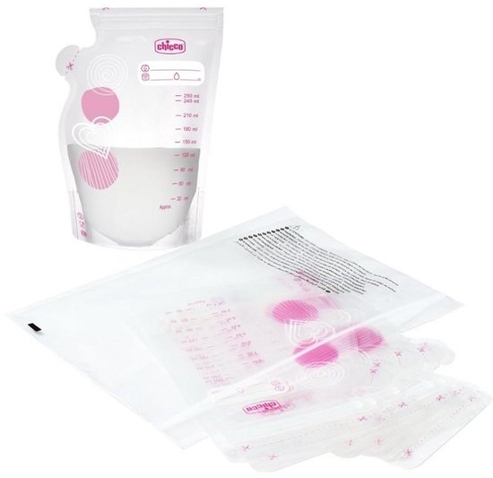 Chicco - Borstvoeding bewaarzakjes - 30 zakjes van Chicco — afbeelding 3