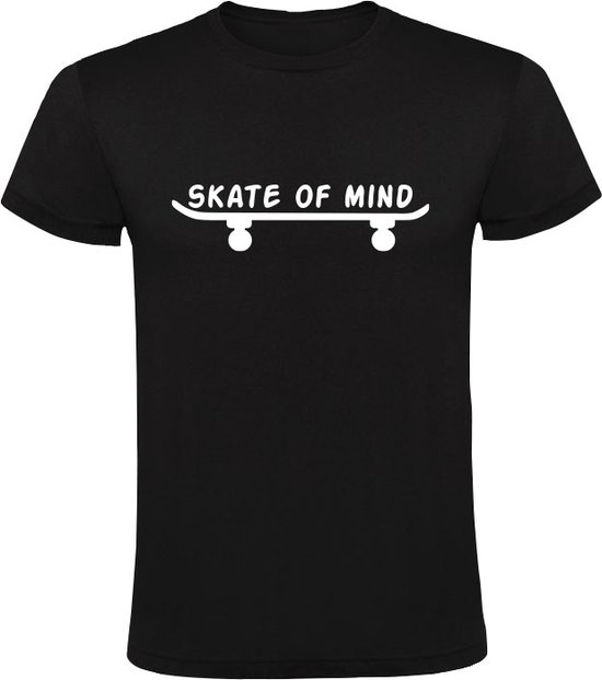 Foto: Skate of mind heren t shirt skateboard sport halfpipe zwart