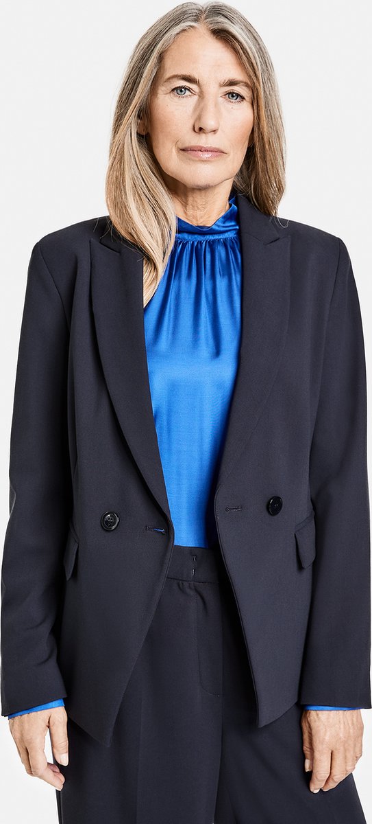 GERRY WEBER Dames Blazer Blau-Marine-36