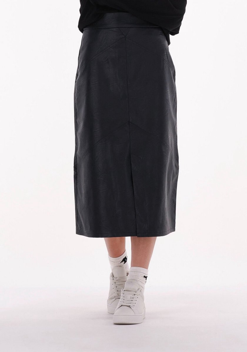 10days Vegan Leather Skirt Rokken Dames - Zwart - Maat M