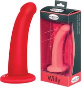 Malesation Anaal Dildo WILLY 15,5 x 3 cm - Rood