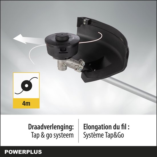 Powerplus POWXG30412 - Snijbreedte bosmaaier: 255 mm - Bosmaaier - 52cc van Powerplus — afbeelding 3