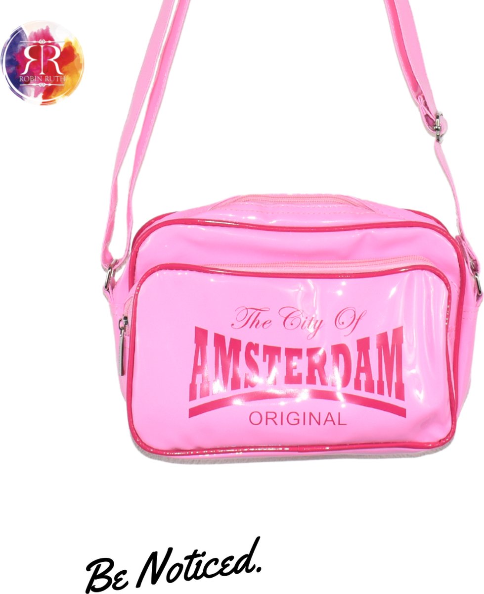 Robin Ruth Originals Amsterdam Schoudertas - Pink