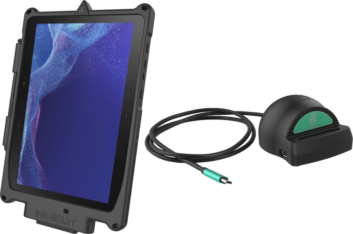 RAM IntelliSkin Case Samsung Galaxy Tab Active4 Pro/Active Pro + RAM GDS Dock Station USB-C