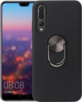 Hoesje Geschikt voor Huawei P20 hoesje Shockproof Armor case - back cover – TPU – Zwart