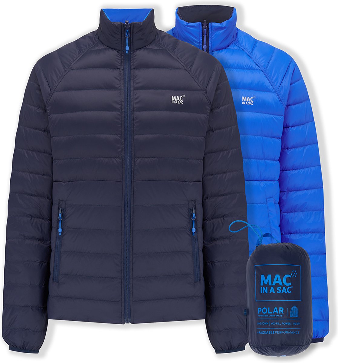 POLAR Donsjas Saxe Men Marineblauw
