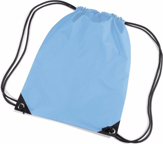 Bagbase Gymtas Met Rijgkoord 12 Liter - Zwart