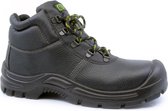 Flex Footwear Easy Mid S3 werkschoenen - veiligheidsschoenen - heren - dames - hoog - stalen neus - antislip - zwart - maat 36