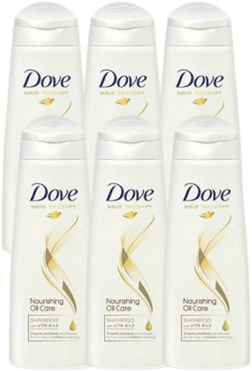 Dove Mini Nourishing Oil Care Shampoo Travelpack - 6 x 50 ml