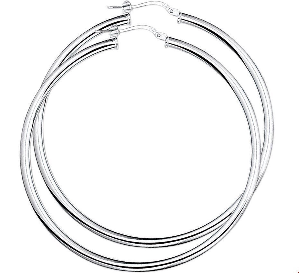 TFT Oorring Ronde Buis Zilver Glanzend 3 mm x 54 mm