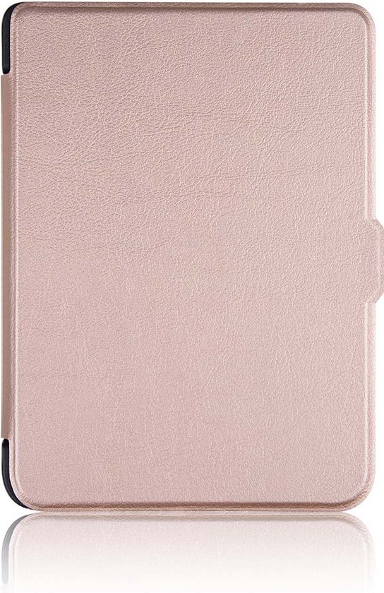 Lunso - Geschikt voor Kobo Clara 2E hoes (6 inch) - sleep cover - Rose Goud van Lunso — afbeelding 4