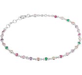 Bracelet Argent Plaqué Rhodium Zircone 3 1332318