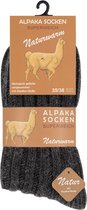 Alpaca Sokken | 2 paar |  Unisex | Gezellige wollen sokken | Gemaakt van extra dik alpaca garen | Maat: 43-46