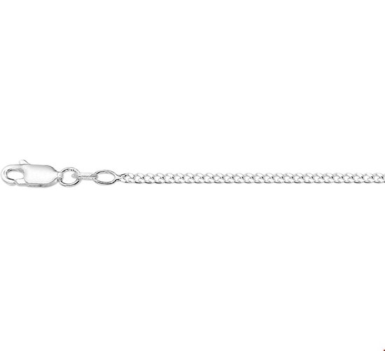 HYKS - 925 Zilveren halsketting -  te combineren met diverse hangers - Gourmette schakel