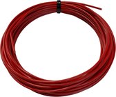 Stekkersnel - Elektra montage draad kabel snoer - 1.5mm² - Rood- 10meter