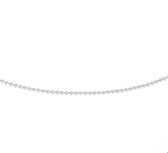 The Jewelry Collection Ketting Anker Plat 0,8 mm 45 cm - Goud