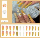 Dazori-plaknagels-kunstnagels-press on-nep nagels-24tips-z145