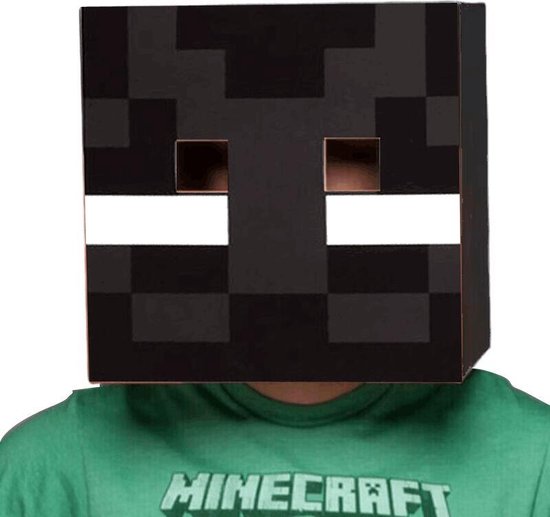 Minecraft masker -verkleedmasker-zwart | bol.com