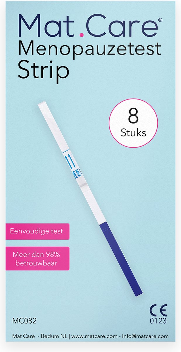 Goedkoopste Mat Care Menopauzetest Strip - vruchtbaarheidstest vrouw - 8 stuks
