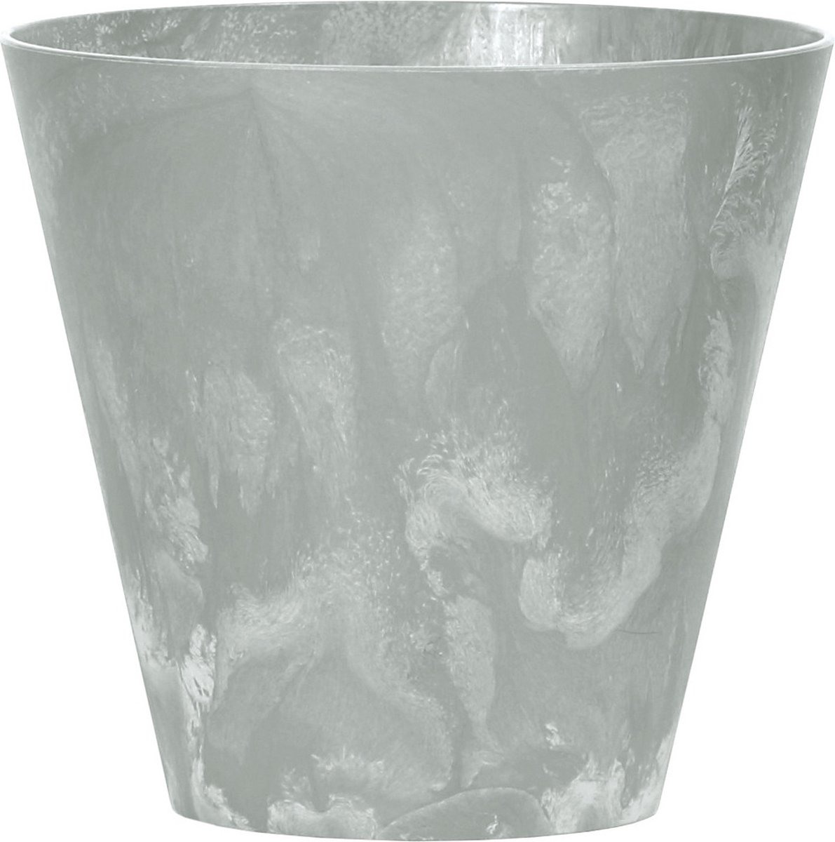 Prosperplast Bloempot/plantenpot voor buiten - kunststof - lichtgrijs - D20 x H19 cm - 3,5 liter