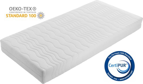 Matras SleepTech Cold Foam - 90x200cm - housse lavable - 100% sûr