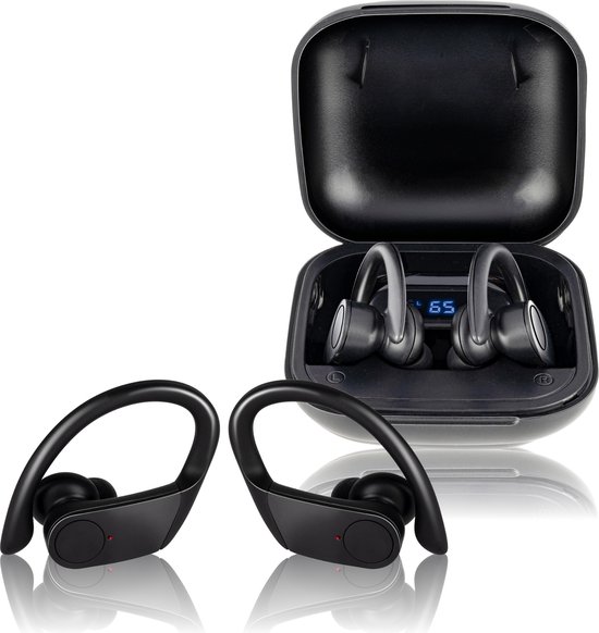 Grundig Draadloze Sport Oordopjes - Bluetooth - In-ear Oortjes met  Microfoon - Zwart | bol.