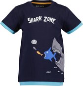 Blue Seven FUNNY SHARKS Jongens T-shirt Maat 98