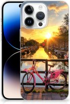 Hoesje maken Geschikt voor iPhone 14 Pro Max Telefoonhoesje Amsterdamse Grachten