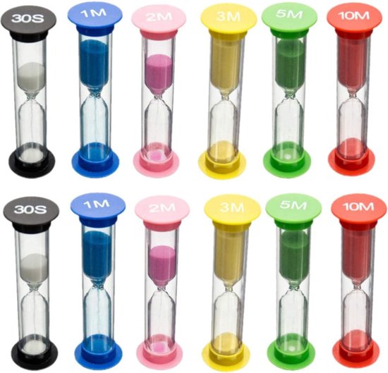 Sand Timer Zandloper voor kinderen kleurrijk zand 12