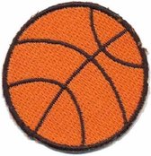 Patch - Strijkembleem - Iron on - Basketbal - 4,5cm