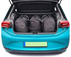 Volkswagen VW ID.3 ID3 2019+ 4-delig Reistassen Op Maat Auto Interieur Kofferbak Organizer Accessoires