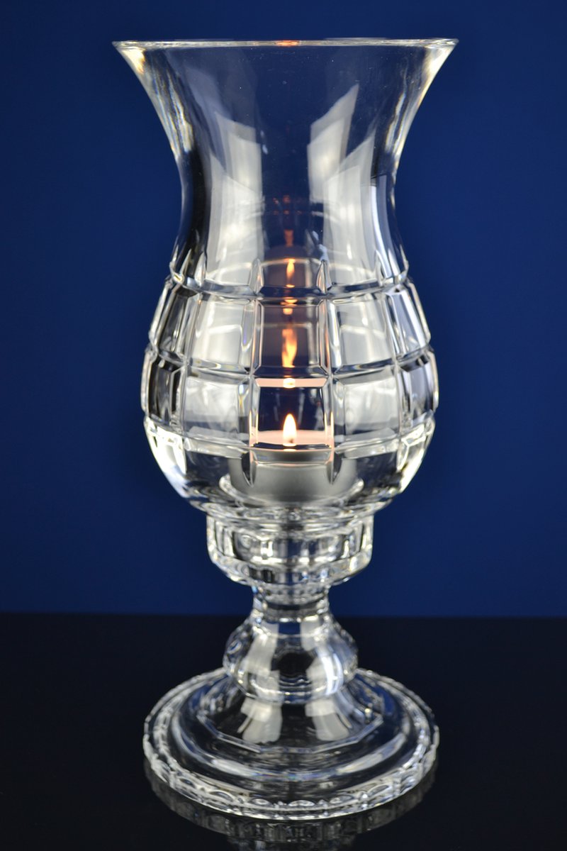 Luxe Kristallen Windlicht – Klassiek en Sfeervol Design