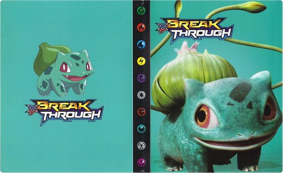 Thumbnail van een extra afbeelding van het spel A.A.S Verzamelmap -Ideaal voor Pokémon Kaarten -Album Voor 240 kaarten- Geschikt voor Pokémon- Bulbasaur- A5 formaat