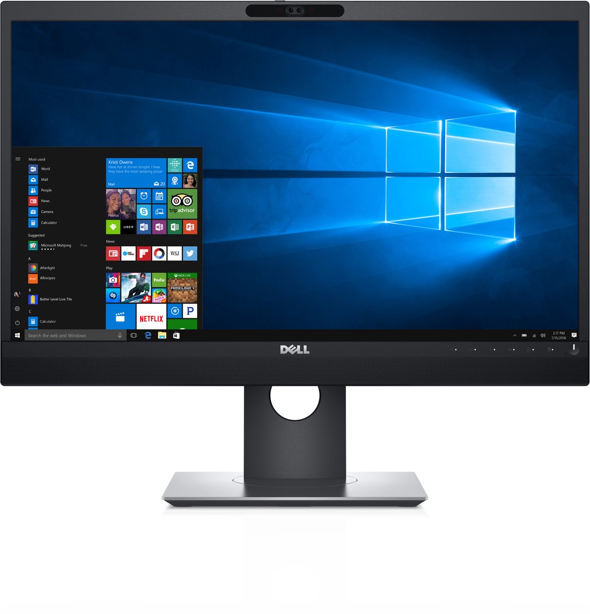Dell P2418HZ - Monitor - Full HD - 61 cm (24-inch) - Zwart