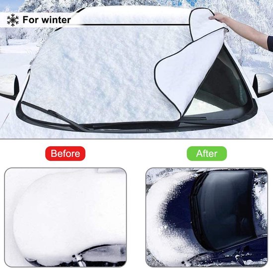 Car Snow Cover- Car Windshield Cover- Car Windshield Cover- Anti Frost  Windshield Cover - Anti-frost Windshield Cover For Winter 145x103cm