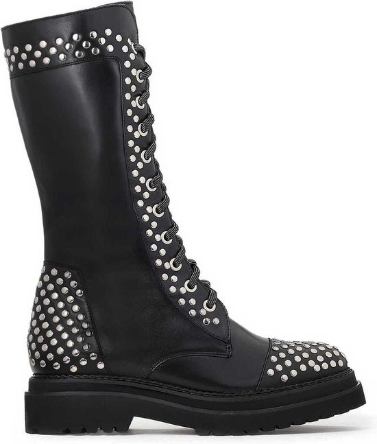 Zwarte Gothic Enkellaarsjes 1