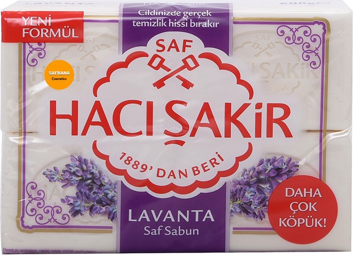Lavendelzeep 4 x 150 g – Haci Sakir