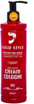 Cream Cologne- After Shave- After Shave Cream Cologne- Gold Style After Shave Cream Cologne 400ML