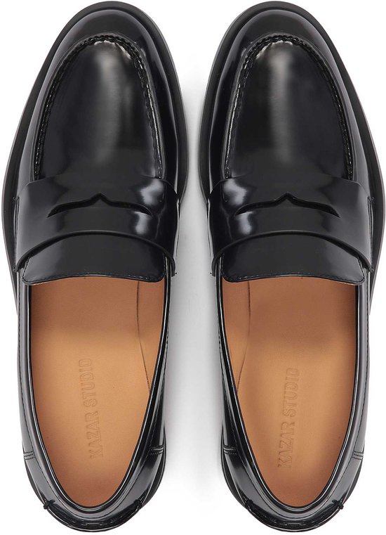 toezicht houden op Toevoeging Tether Dames retro zwarte platte schoenen | bol.com