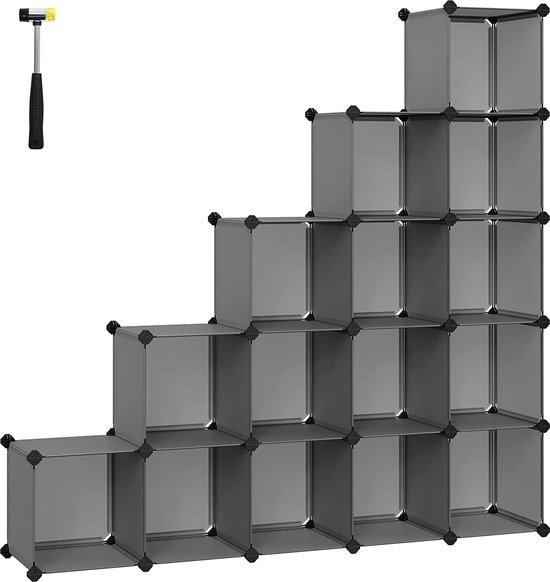 Modulair opbergrek met vakken BOXIFY, wit Modulair opbergrek met vakken BOXIFY, wit