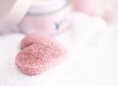 Natural SELF - Boost of Softness Konjac Sponge Pink - Spons - Zacht - Scrub - Gelaatsreiniger - Skincare - 2st