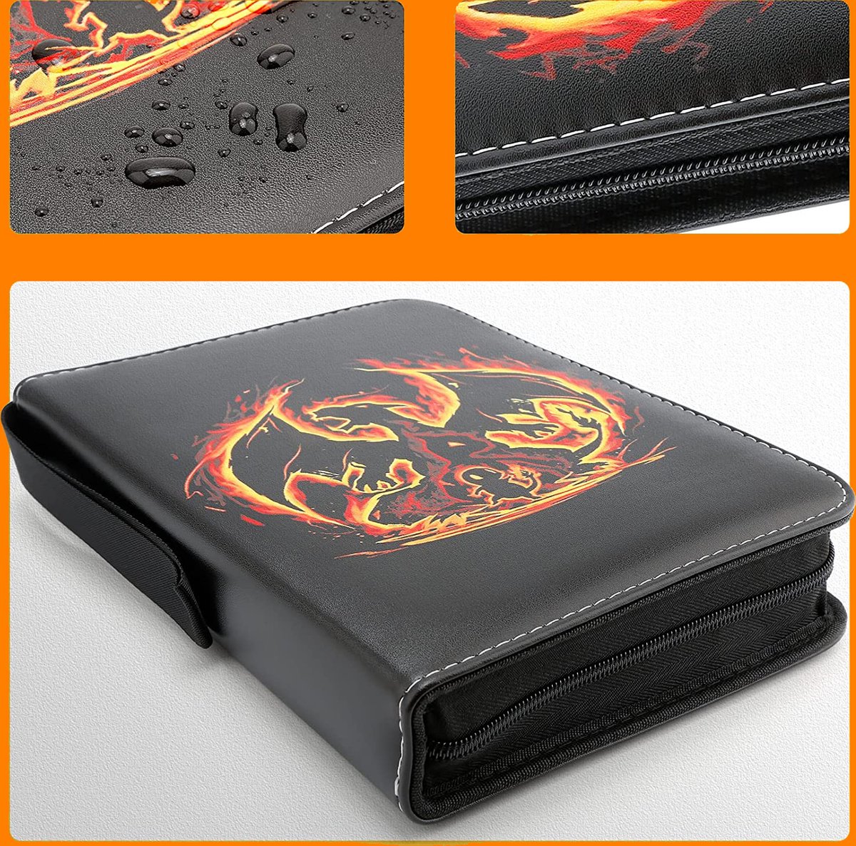 Album de collection pour cartes Pokémon - 50 pages - Capacité