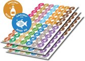 LabelLord | HACCP Voedseletiketten Aqualabel | Allergenen stickervellen | 1400 stickers