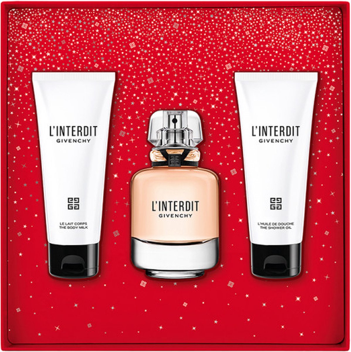 Goedkoopste Givenchy L'interdit Eau De Parfum 50 Ml BM 75 Ml SG 75 Ml Woman Gift Set
