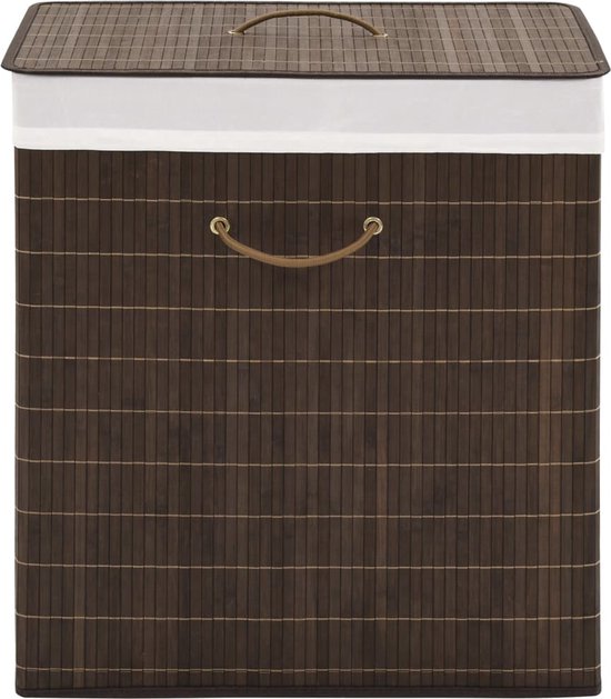 LW Collection Kamerscherm Donkerbruin Bamboe Hout - Kamerschermen 4 panelen - Scheidingswand