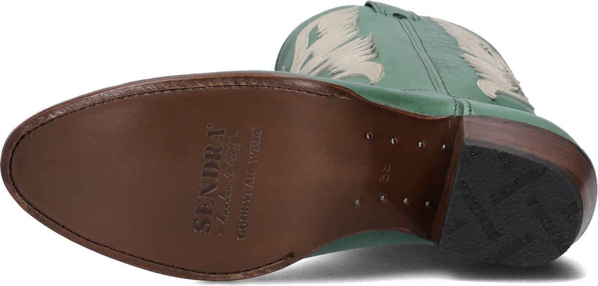 Sendra 12763 Cowboylaarzen - Western Laarzen - Dames - Groen - Maat 38 |  bol.com