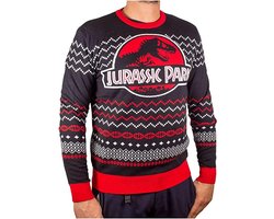 Jurassic Park - Ugly Jurassic Logo Christmas Sweater S