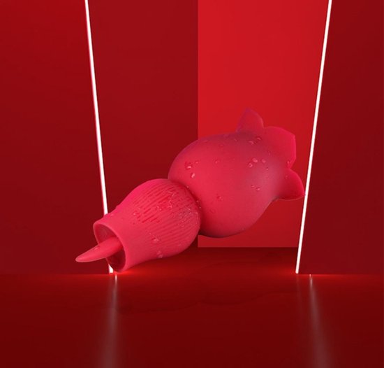 Qarano Night Rose - Vibromasseur à pression d'air - Vibromasseur à aspiration - Vibromasseur à lécher - Lèche et suce - 14 positions - Satisfyer - G-Spot Booster - Masseur - Sex Toy - Orgasme Intense