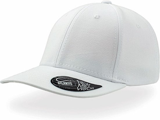 Atlantis 'Pitcher - Baseball Cap' Wit/Grijs Maat S/M